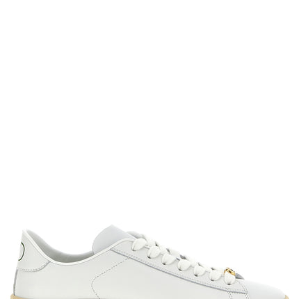 Valentino Garavani White Calfskin Low Top Sneakers