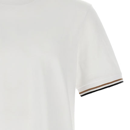 Hugo Boss White Cotton T-Shirt