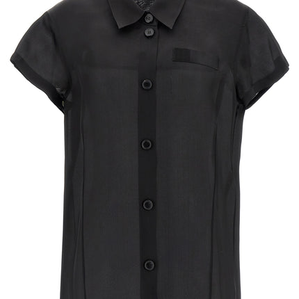 Khaite Black Silk Blouse