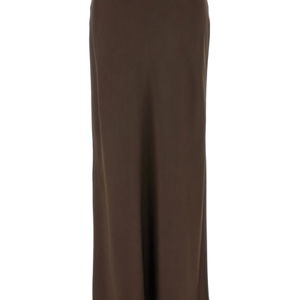Brunello Cucinelli Brown Acetate Mini Skirt