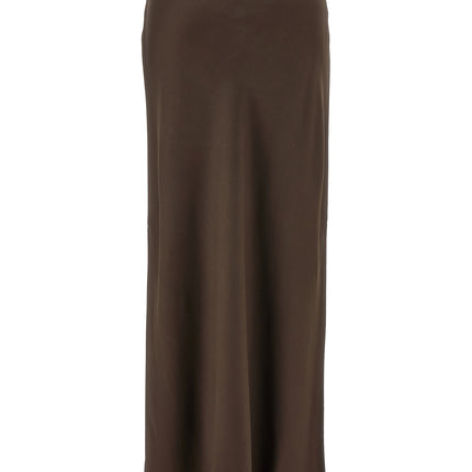 Brunello Cucinelli Brown Acetate Mini Skirt