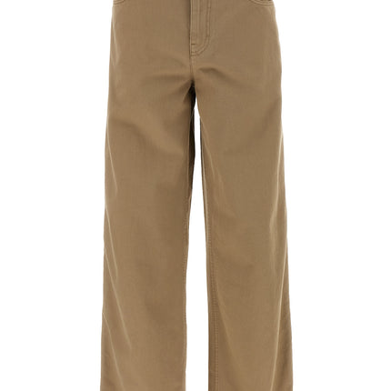 Burberry Beige Cotton Casual Pants