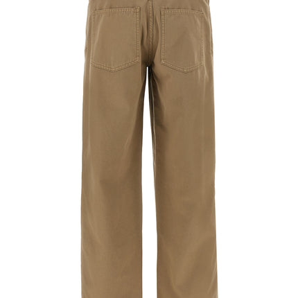 Burberry Beige Cotton Casual Pants