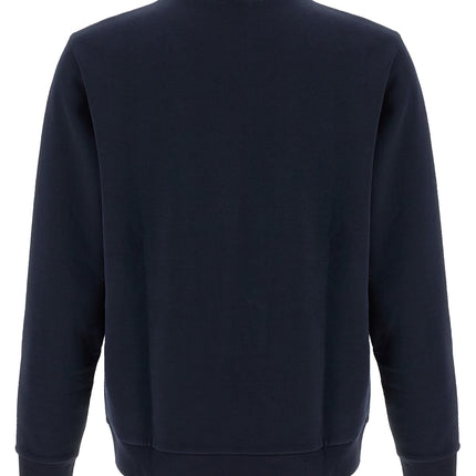 Hugo Boss Blue Cotton Sweatshirt