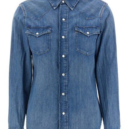 Polo Ralph Lauren Blue Cotton Blouse