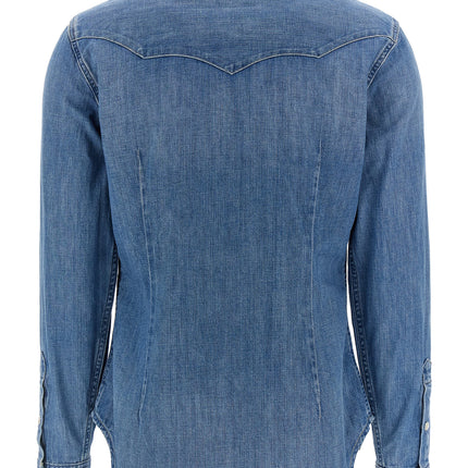 Polo Ralph Lauren Blue Cotton Blouse