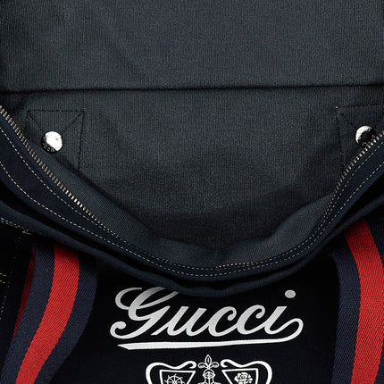 Gucci Blue Cotton Tote Bag
