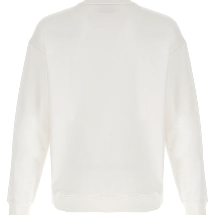 Hugo Boss White Cotton Sweatshirt