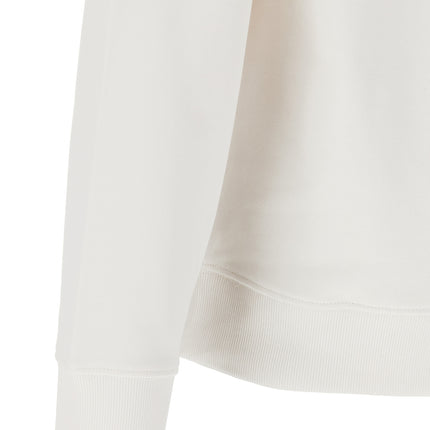 Hugo Boss White Cotton Sweatshirt