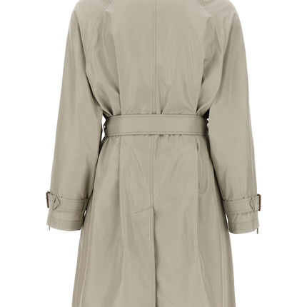 Burberry Gray Satin Coat