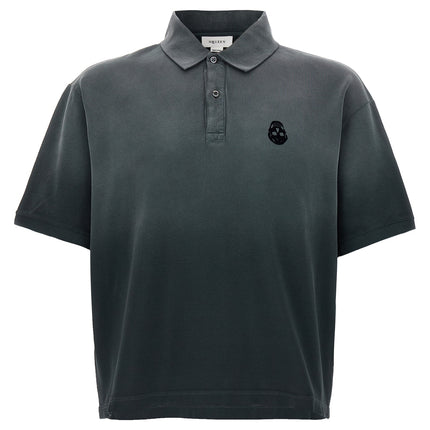Alexander McQueen Gray Cotton Polo Shirt