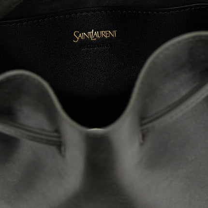 Saint Laurent Bicolor Calfskin Crossbody Bag