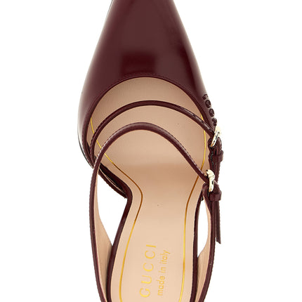 Gucci Multicolor Leather Wedge Sandals