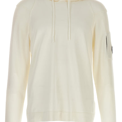 C.P. Company White Cotton Sweatshirt