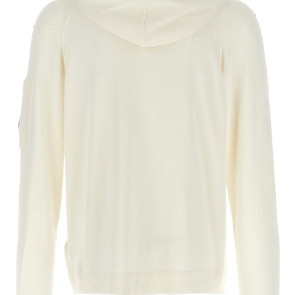C.P. Company White Cotton Sweatshirt