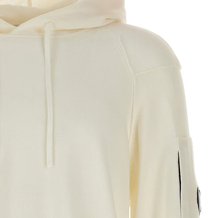 C.P. Company White Cotton Sweatshirt
