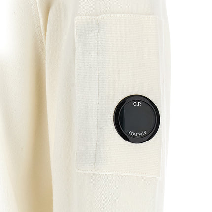 C.P. Company White Cotton Sweatshirt