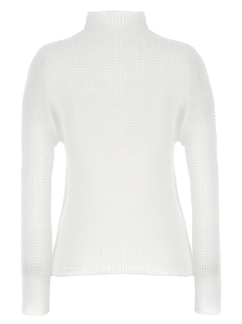 Issey Miyake White Polyester Blouse