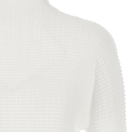 Issey Miyake White Polyester Blouse
