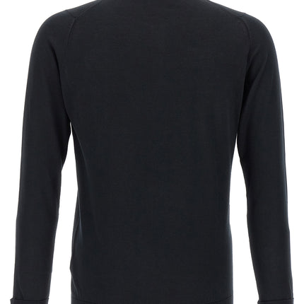 JOHN SMEDLEY Black Cotton Polo Shirt