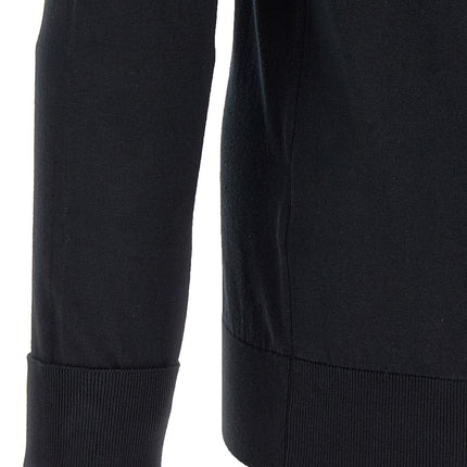 JOHN SMEDLEY Black Cotton Polo Shirt