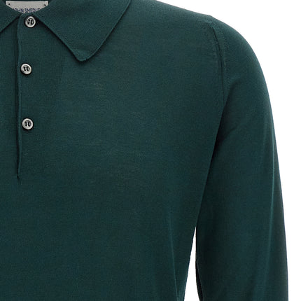 JOHN SMEDLEY Bicolor Cotton Polo Shirt