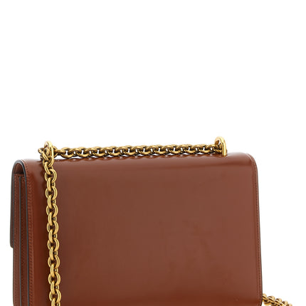 Valentino Garavani Brown Calfskin Shoulder Bag