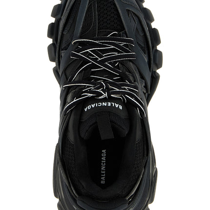 Balenciaga Black Polyethylene Athletic Sneakers