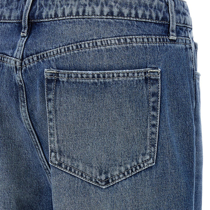 L'Agence Blue Cotton Jeans Denim