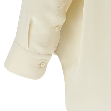 Brioni White Silk Blouse