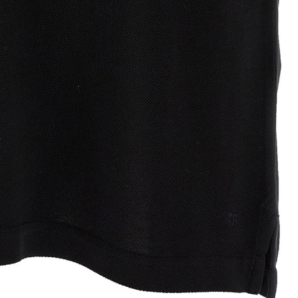 Tom Ford Black Lyocell Polo Shirt