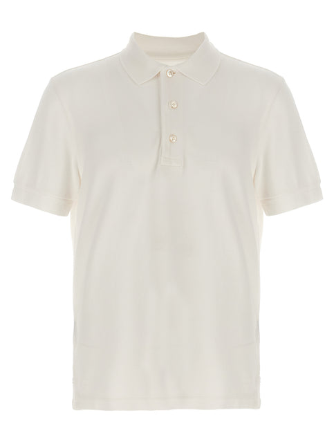 Tom Ford White Lyocell Polo Shirt