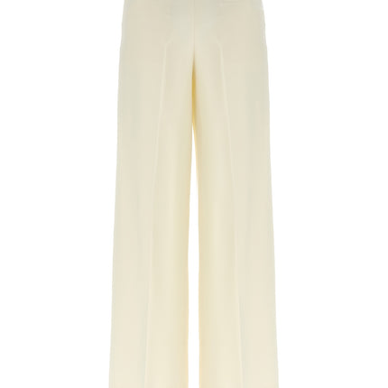 Brioni White Wool Casual Pants
