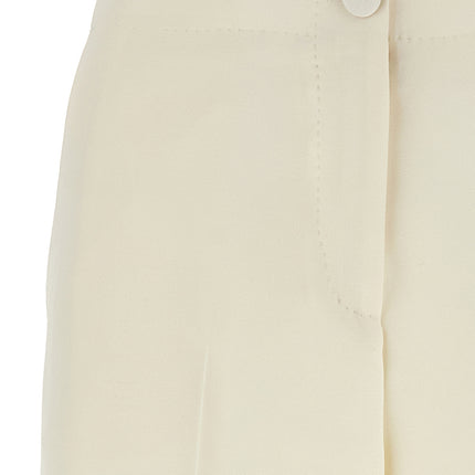 Brioni White Wool Casual Pants