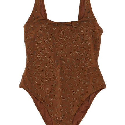 MC2 Saint Barth Brown Polyester One-Piece Swimsuit