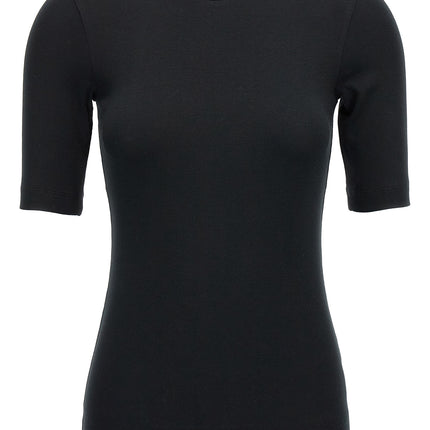 Brunello Cucinelli Black Cotton T-Shirt