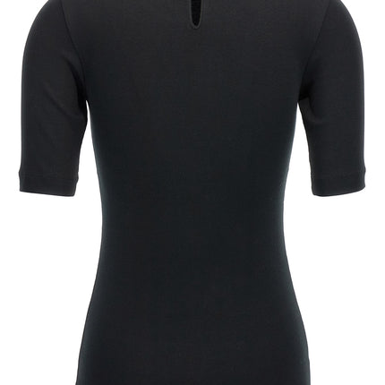 Brunello Cucinelli Black Cotton T-Shirt