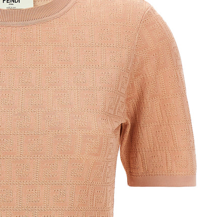 Fendi Multicolor Cotton Short Dress