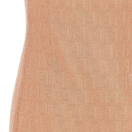 Fendi Multicolor Cotton Short Dress