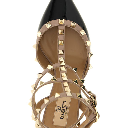 Valentino Garavani Multicolor Lamb Leather Mid Heel Pumps