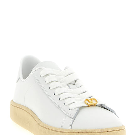 Valentino Garavani White Calfskin Sneakers