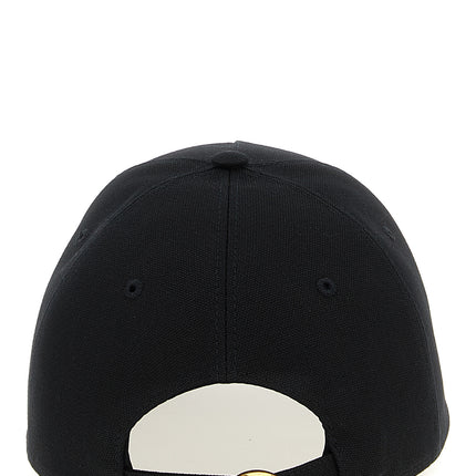 Valentino Garavani Black Cotton Cap (Baseball Hat)