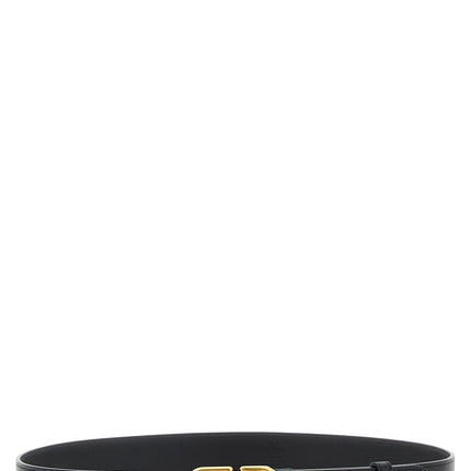 Valentino Garavani Black Calfskin Regular Belt