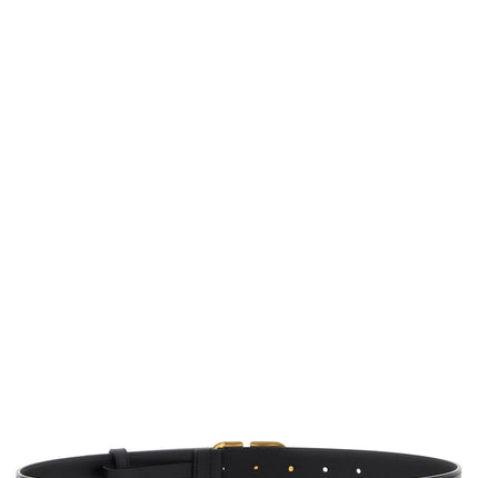 Valentino Garavani Black Calfskin Regular Belt
