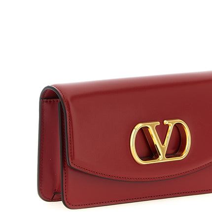 Valentino Garavani Multicolor Calfskin Clutch Bag