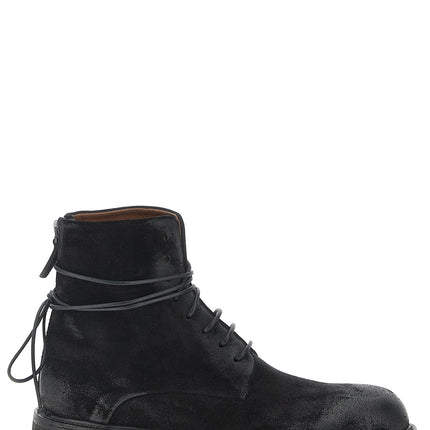 Marsell Black Cotton Chelsea Boots