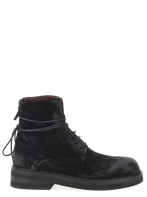 Marsell Black Cotton Chelsea Boots