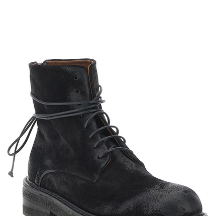 Marsell Black Cotton Chelsea Boots