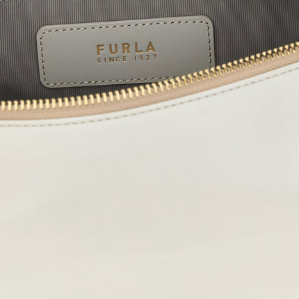 Furla White Leather Shoulder Bag