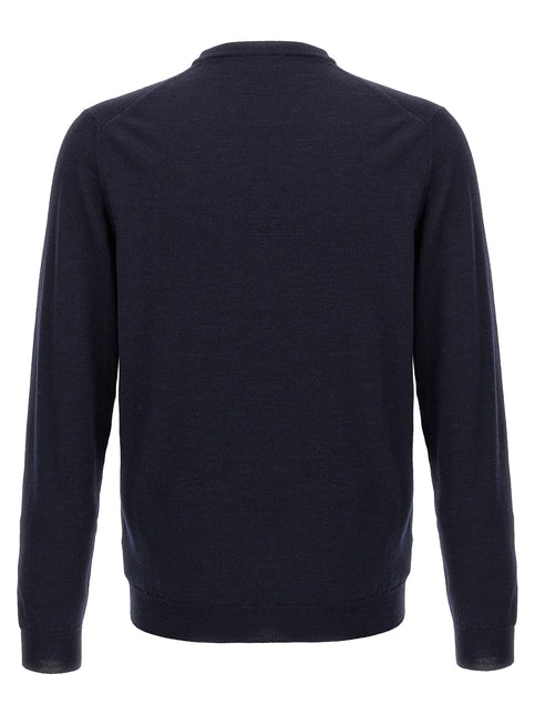 ZANONE Blue Virgin Wool Cardigan